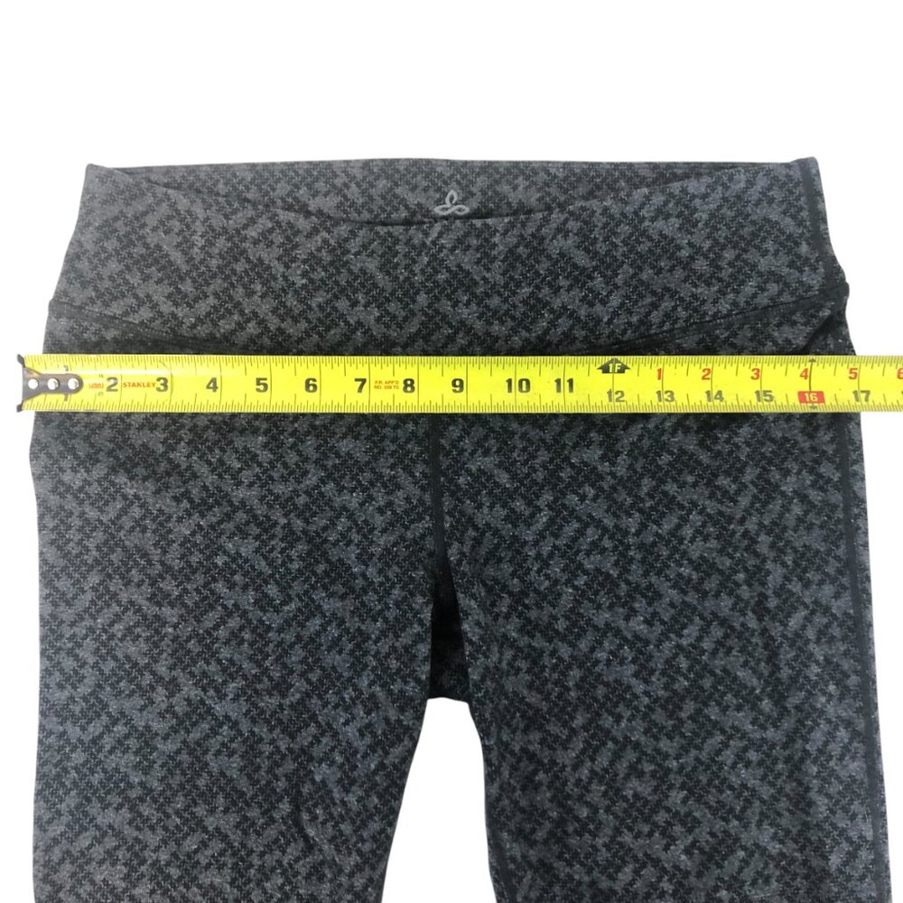Prana Ashley Gray & Black Cropped Yoga Legging - Picture 7 of 8